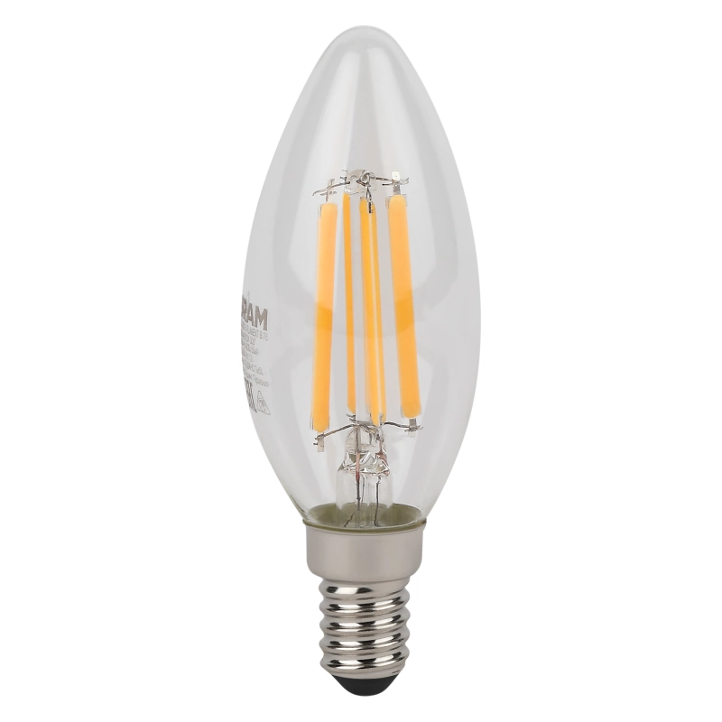 Osram LSCLB75 6W/827 230VFILCL E14 10X1RU