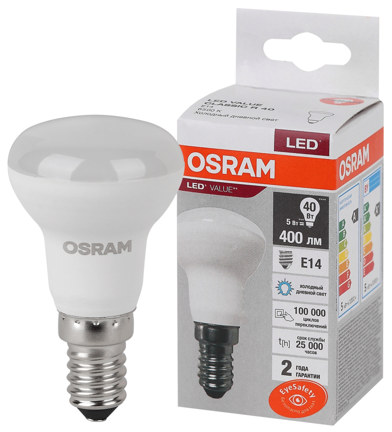 Osram LV R39 40 5SW/865 230V E14 10X1