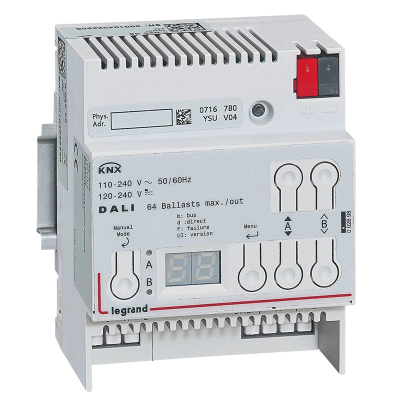 KNX  DALI 64 .