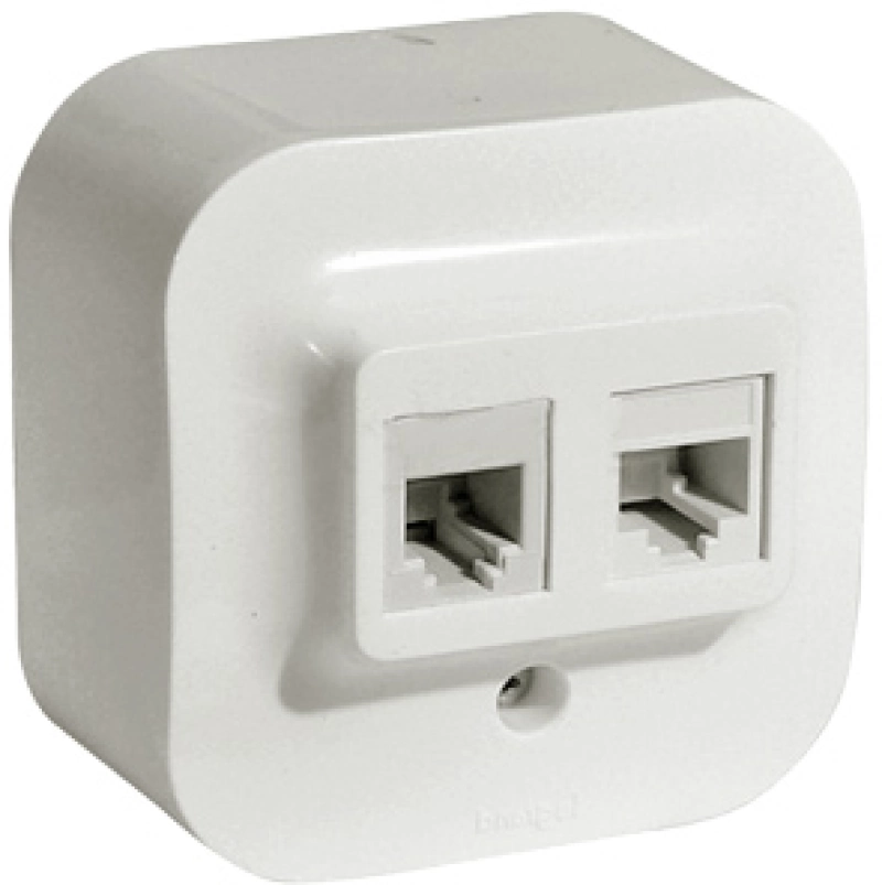   RJ45+RJ11 Legrand Quteo ()