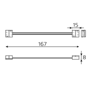   Gauss Basic  LED- 8 mm 3528/3014/2835 IP65 1/775