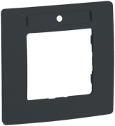 Рамка с держателем для маркировки - 1 пост - Etika (антрацит) Рамка с держателем для маркировки - 1 пост - Etika (антрацит)