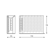   Gauss Basic 12V 40W IP20 1/120